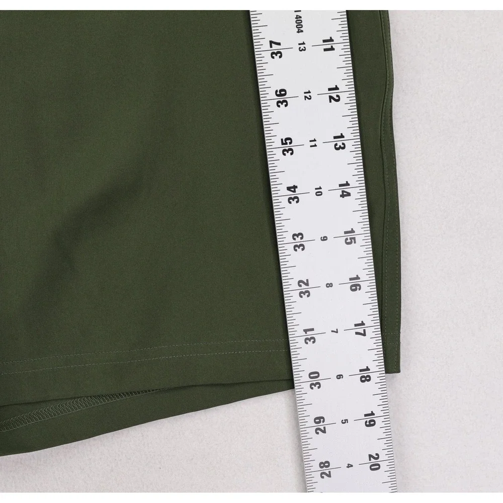 Alo Shorts Mens Large Green Drawstring Athletic Swim Hybrid Board Quick Dry - Picture 10 of 13